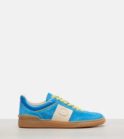 Valentino Upvillage Panelled Suede Sneakers