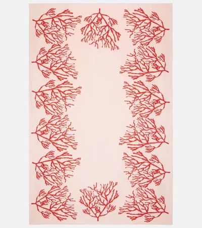 Les-ottomans Coral Cotton Tablecloth