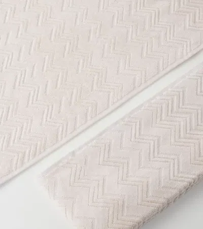 Missoni Chalk Set Of 2 Cotton Terry Towels