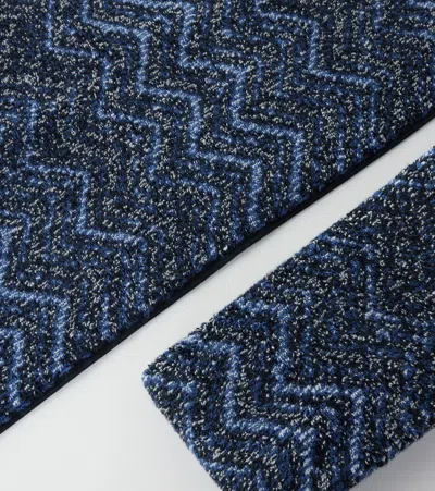 Missoni Azul Set Of 2 Cotton Terry Towels