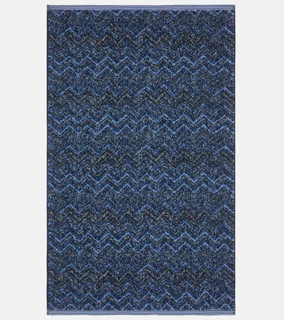 Missoni Azul Set Of 2 Cotton Terry Towels