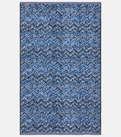 Missoni Azul Set Of 2 Cotton Terry Towels
