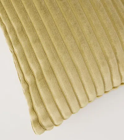 Missoni Coomba Ribbed-knit Velvet Cushion