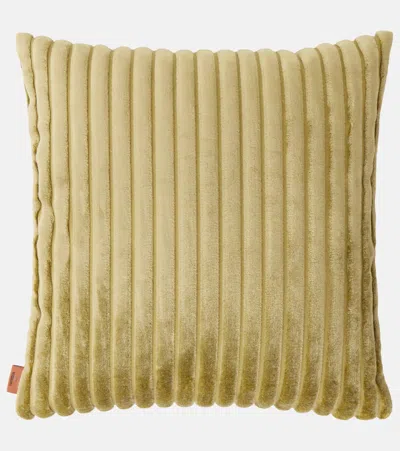 Missoni Coomba Ribbed-knit Velvet Cushion