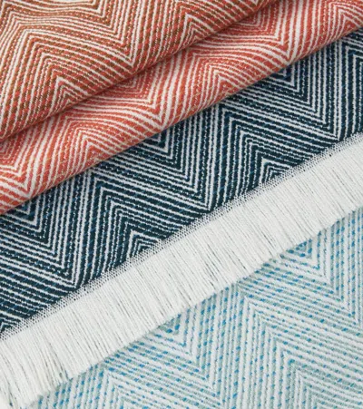 Missoni Ciro Zigzag Fringed Wool Throw