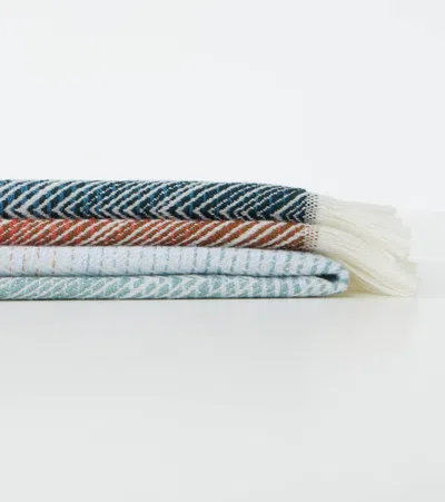 Missoni Ciro Zigzag Fringed Wool Throw