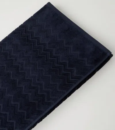 Missoni Chalk Zig Zag Cotton Terry Bath Sheet