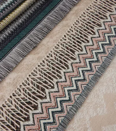 Missoni Gessetti Zig Zag Wool-blend Throw