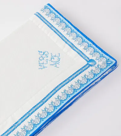 Versace Home Underwater Barocco Cotton Terry Beach Towel