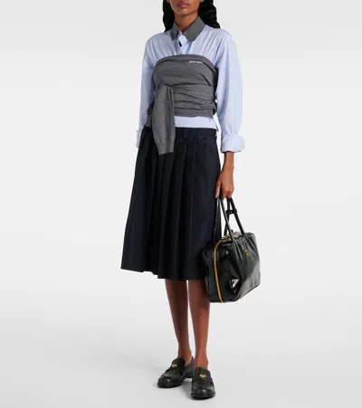 Miu Miu Beau Patent Leather Tote Bag