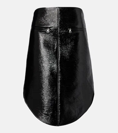 Courrèges Skirt Cotton Blend Asymmetric Hem