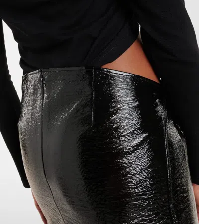 Courrèges Skirt Cotton Blend Asymmetric Hem