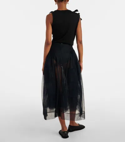 Simone Rocha Tulle Midi Skirt