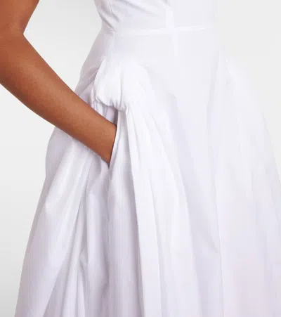 Simone Rocha Womens White Tutu Puffed-sleeves Cotton-poplin Detail Dress In White
