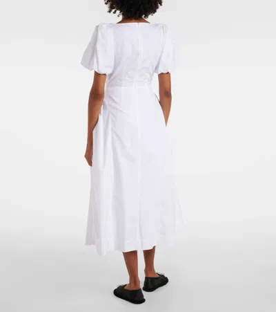 Simone Rocha Womens White Tutu Puffed-sleeves Cotton-poplin Detail Dress In White