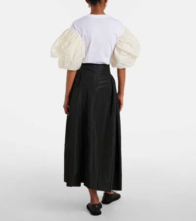 Simone Rocha Taffeta Midi Skirt