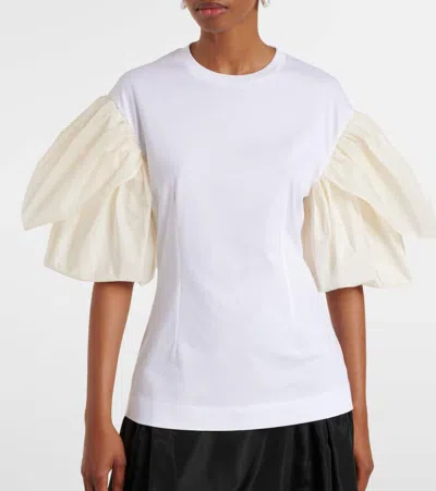 Simone Rocha Puff-sleeve Cotton Jersey T-shirt
