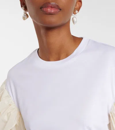 Simone Rocha Puff-sleeve Cotton Jersey T-shirt