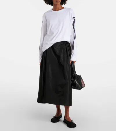 Simone Rocha Printed Cotton Jersey T-shirt In White