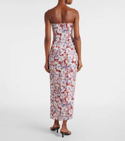 Posse Rosalie Floral Linen Maxi Dress
