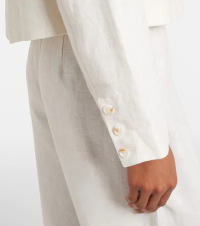 Posse Emma Cropped Linen Jacket