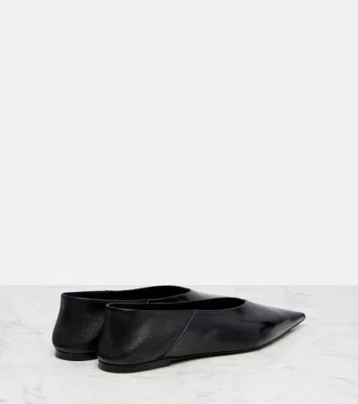 Saint Laurent Carolyn Nappa Ballerina Flats Women