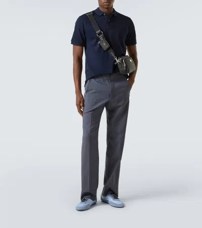 Prada Collapse Re-nylon And Suede Sneakers