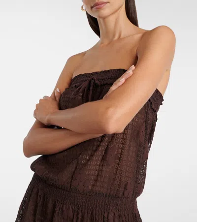 Melissa Odabash Isla Cotton-blend Lace Minidress