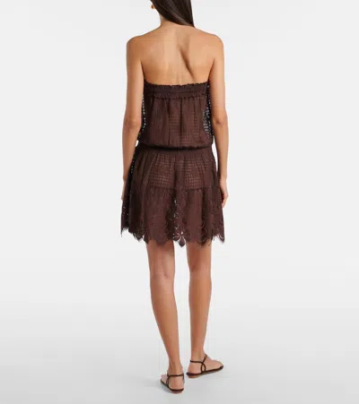 Melissa Odabash Isla Cotton-blend Lace Minidress