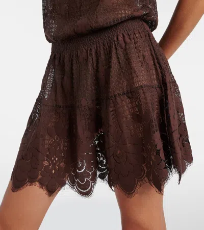 Melissa Odabash Isla Cotton-blend Lace Minidress