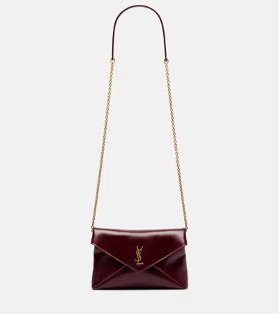 Saint Laurent Cassandre Mini Leather Crossbody Bag