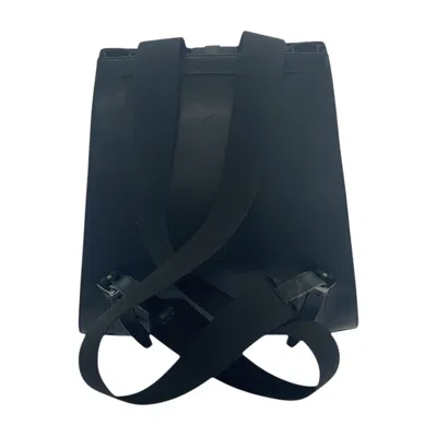 Pre-owned Gucci Black Suede Leather Backpack ()