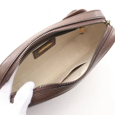Pre-owned Gucci Brown Multi-color Leather Fanny Pack Sling Bag ()