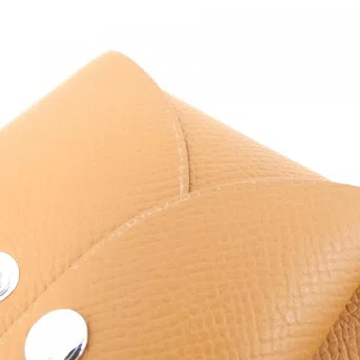 Pre-owned Hermes Brown Epsom Leather Coin Purse/coin Case ()