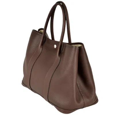 Pre-owned Hermes Brown Negonda Leather Tote Bag ()
