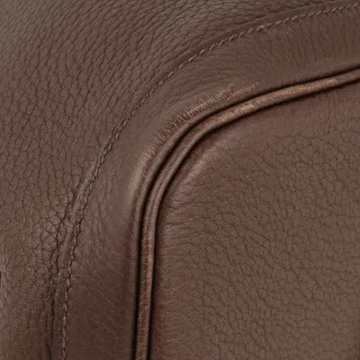 Pre-owned Hermes Brown Negonda Leather Tote Bag ()