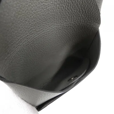 Pre-owned Hermes Gray Coin Purse/coin Case ()