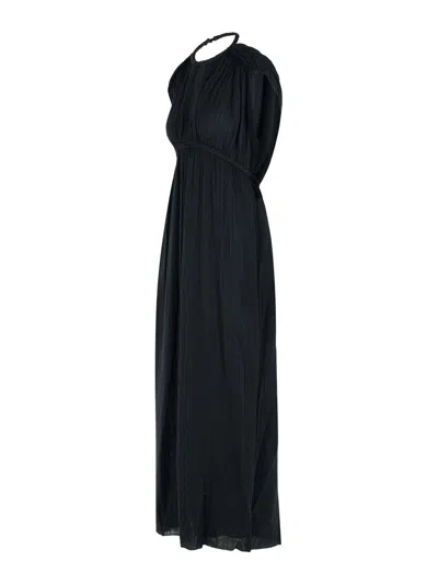 Isabel Marant Women's Joya Cotton Long Dress In Black