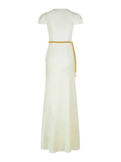 Self-portrait Chain Belt Maxi Dress