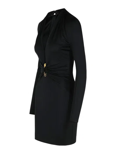 Versace Black Viscose Dress
