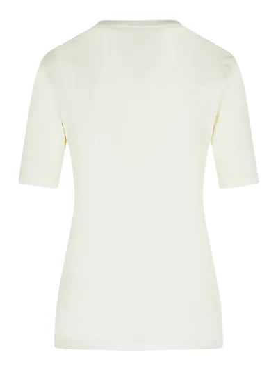 Jil Sander 3 Pack Crew Neck Long Sleeve T-shirt In White