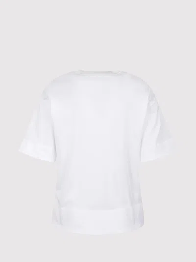 Max Mara T-shirt Over In White