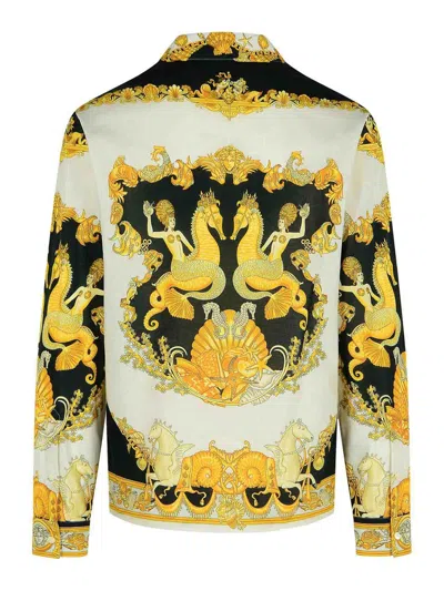 Versace Ivory Cotton Shirt