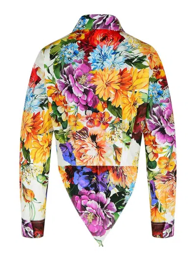 Dolce & Gabbana Floral Print Cotton Shirt