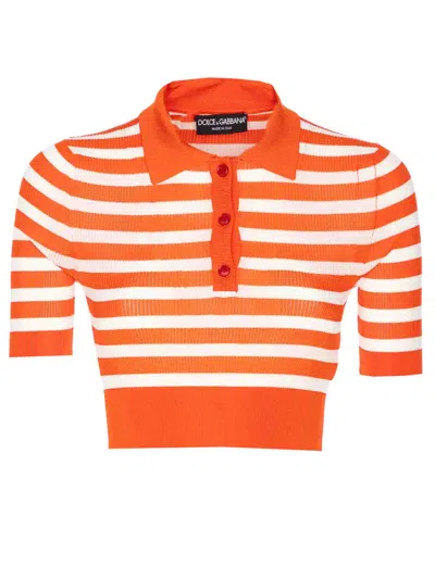 Dolce & Gabbana Striped Polo