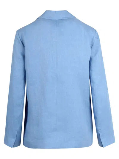 S Max Mara Olivia Single -breasted Jacket In Linen