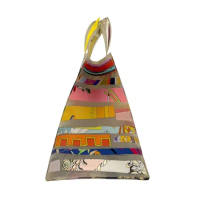 Pre-owned Hermes Multi-color Rubber Silk Handbag Tote Bag ()