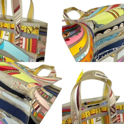 Pre-owned Hermes Multi-color Rubber Silk Handbag Tote Bag ()