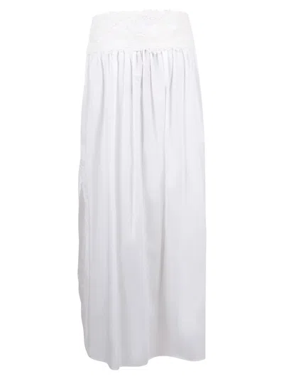 Ermanno Scervino Maxi Skirt With Intricate Cut-out Patterns