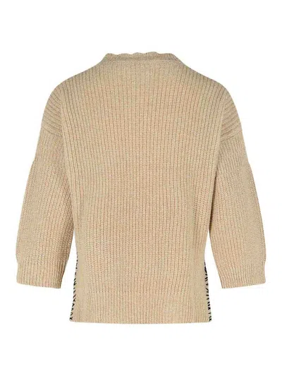 Marni Logo-embroidered Side-split Sweater